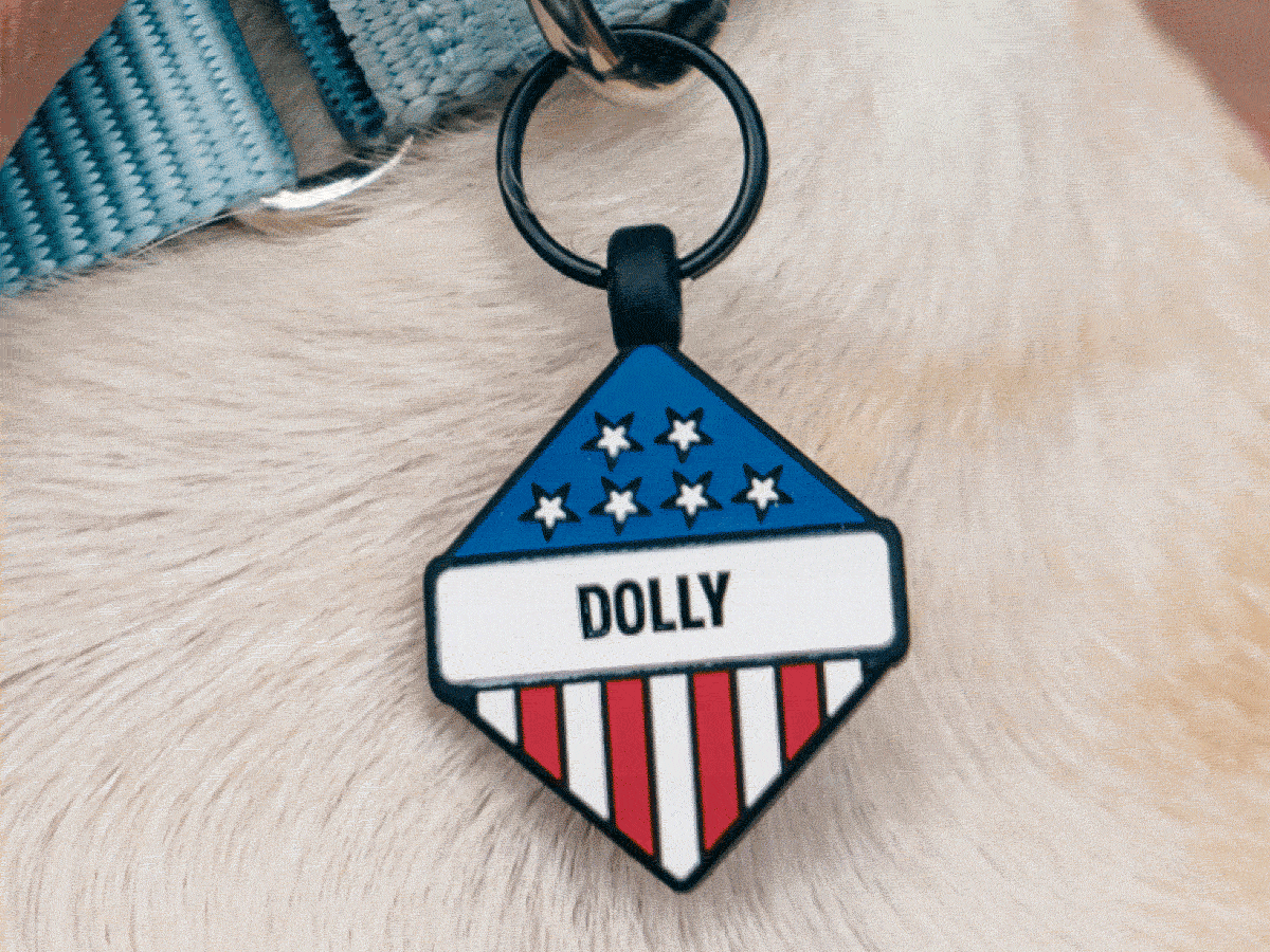 Pups Supporting Heroes | Every purchase from our Folds of Honor dog ID tag collection helps provide educational scholarships for the brave families of fallen and disabled service members. | SHOP NOW