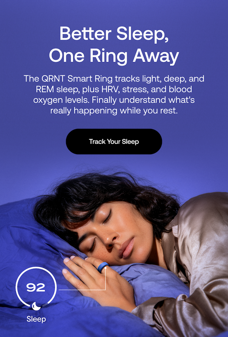 QRNT Smart Ring - Track Your Sleep