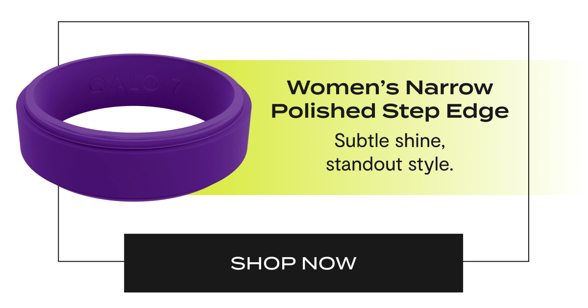 Women’s Narrow Polished Step Edge | Subtle shine, standout style. | Shop now