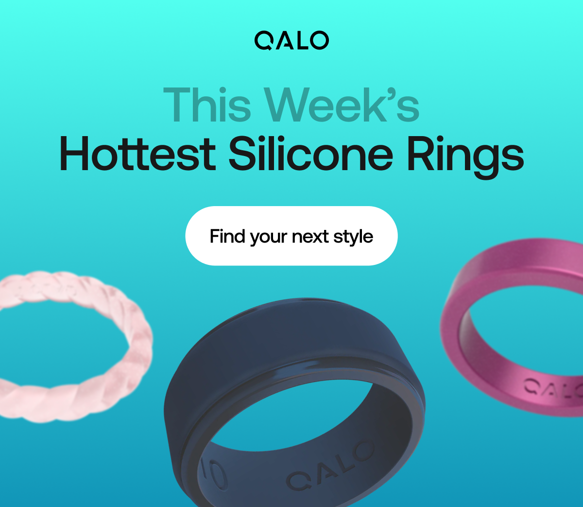 This week's hottest silicone rings