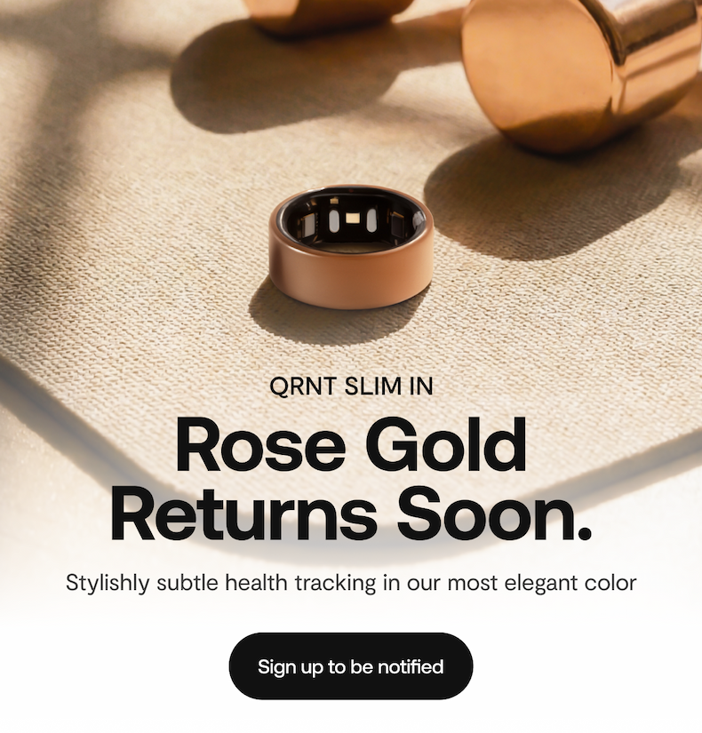 Rose Gold Returns Soon. Sign up to be notified.
