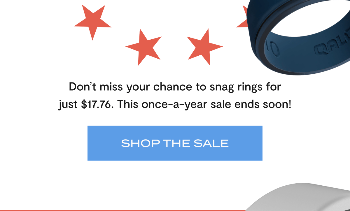 Don’t miss your chance to snag rings for just $17.76. This once-a-year sale ends soon! | Shop The Sale