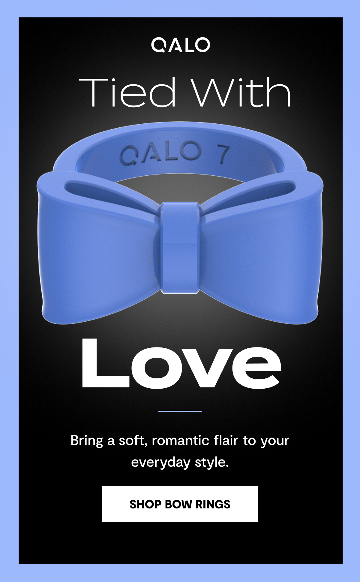 Qalo | Tied With Love | Bring a soft, romantic flair to your everyday style. | Shop Bow Rings