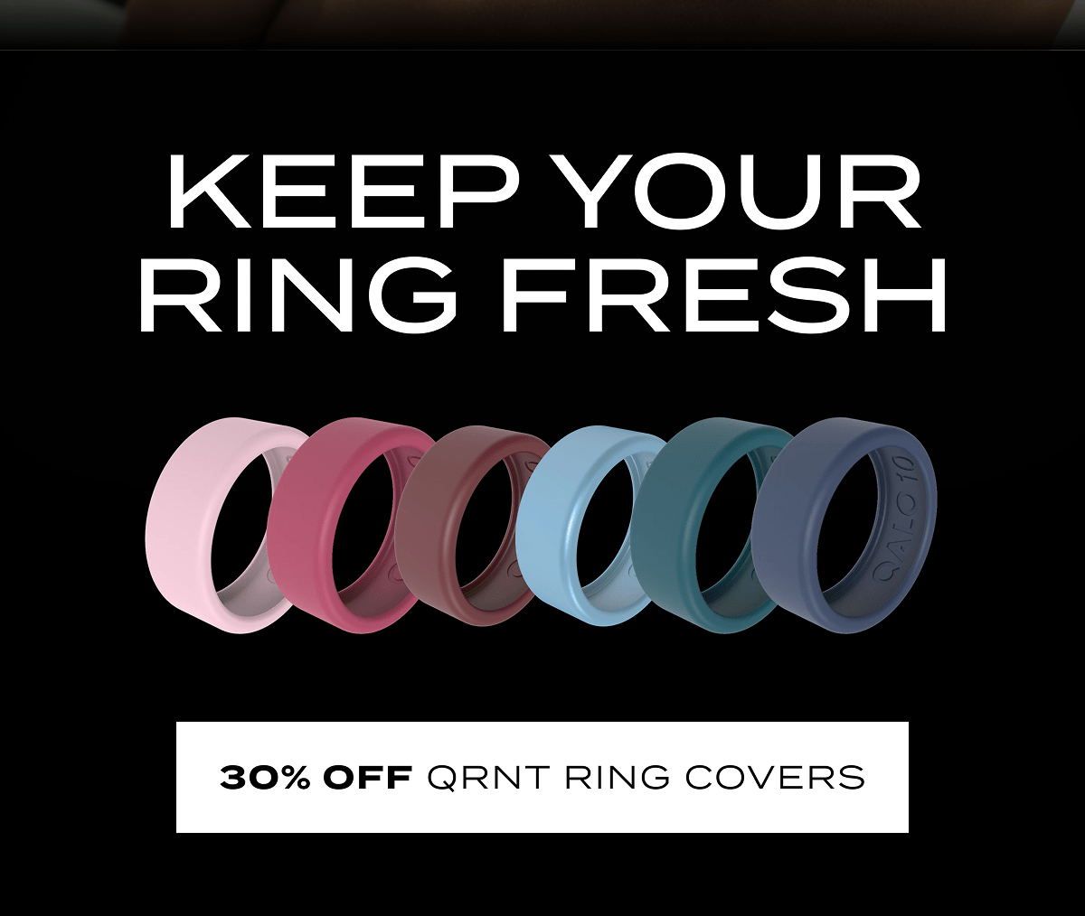 Keep your ring fresh | 30% QRNT off Ring Covers 
