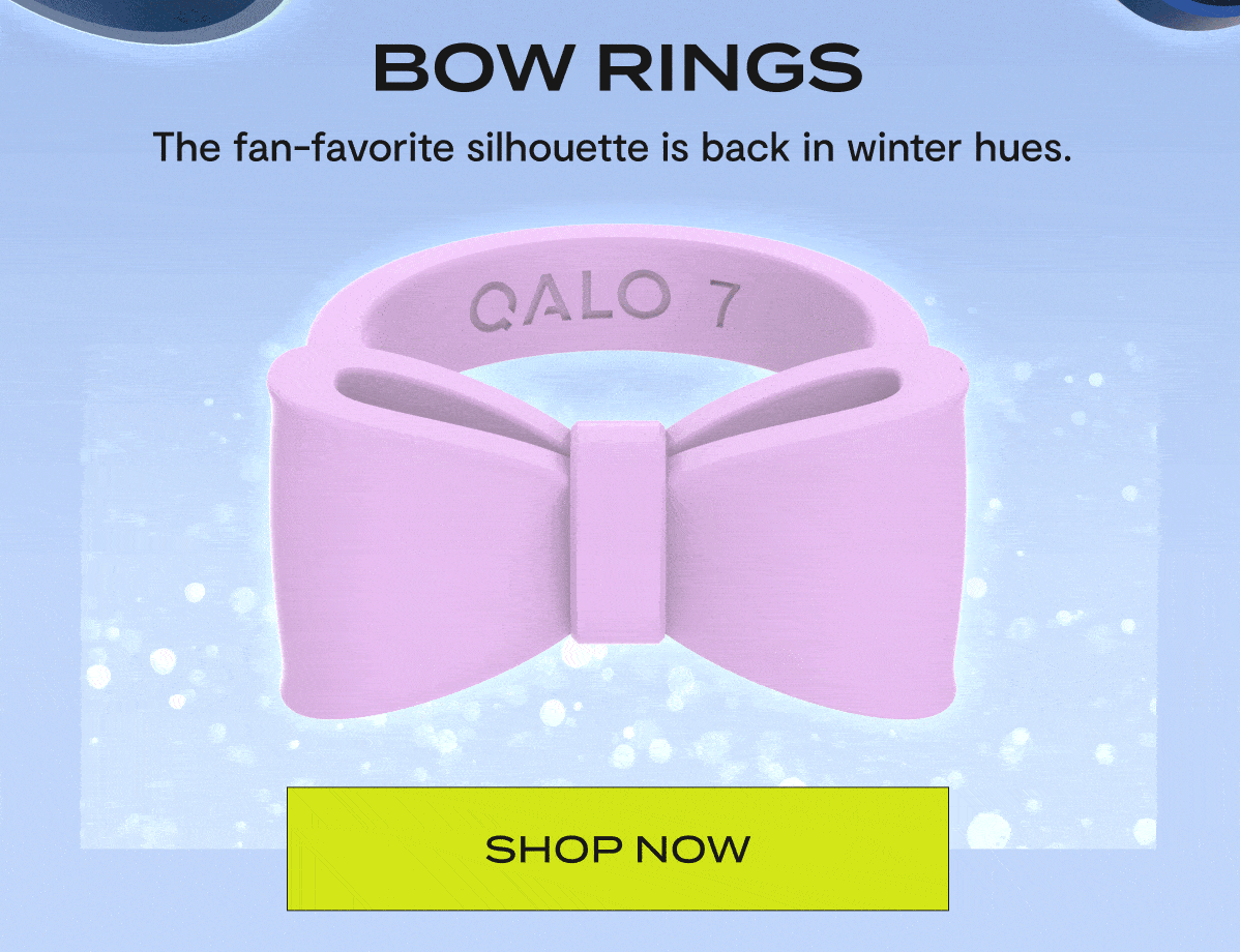 Bow Rings | The fan-favorite silhouette is back in winter hues. | Shop Now