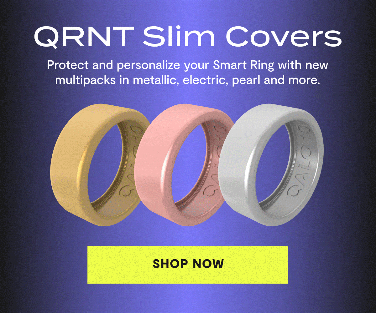 QRNT Slim Covers | Protect and personalize your Smart Ring with new multipack in metallic, electric, pearl and more. | Shop Now