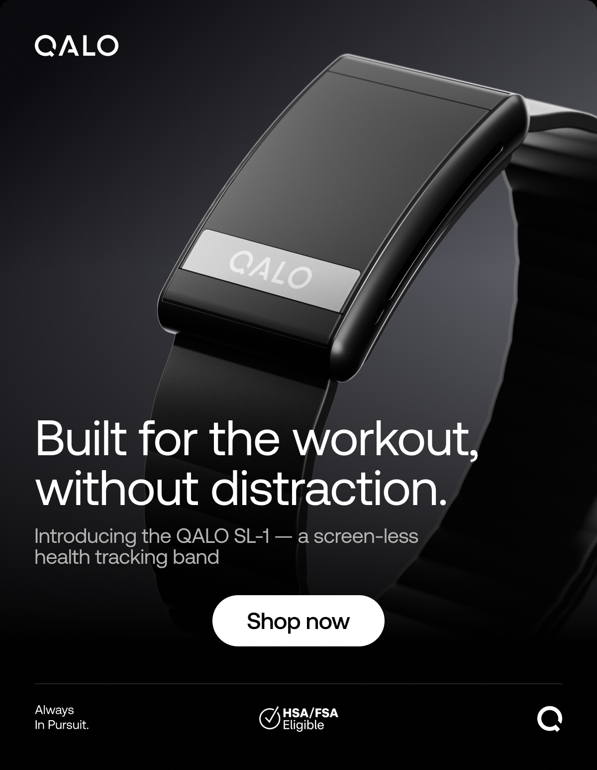 Built for the workout, without distraction.
