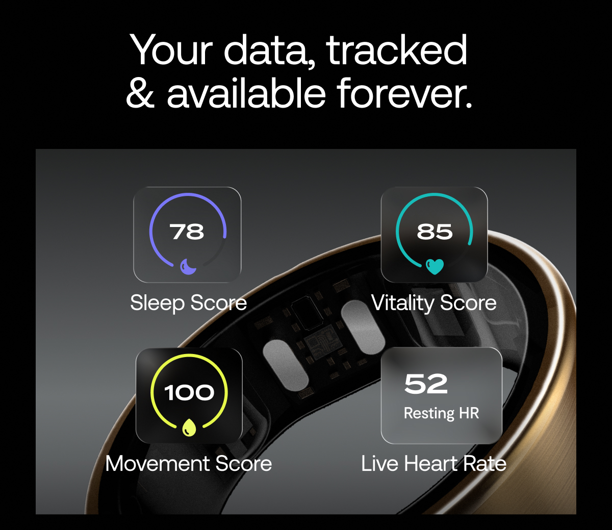 Your data, tracked & available forever.