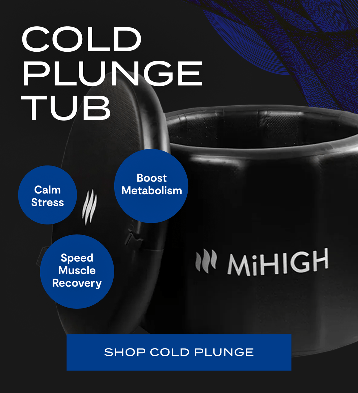 Cold Plunge Tub | Calm Stress | Boost Metabolism | Speed Muscle Recovery | Shop Cold Plunge