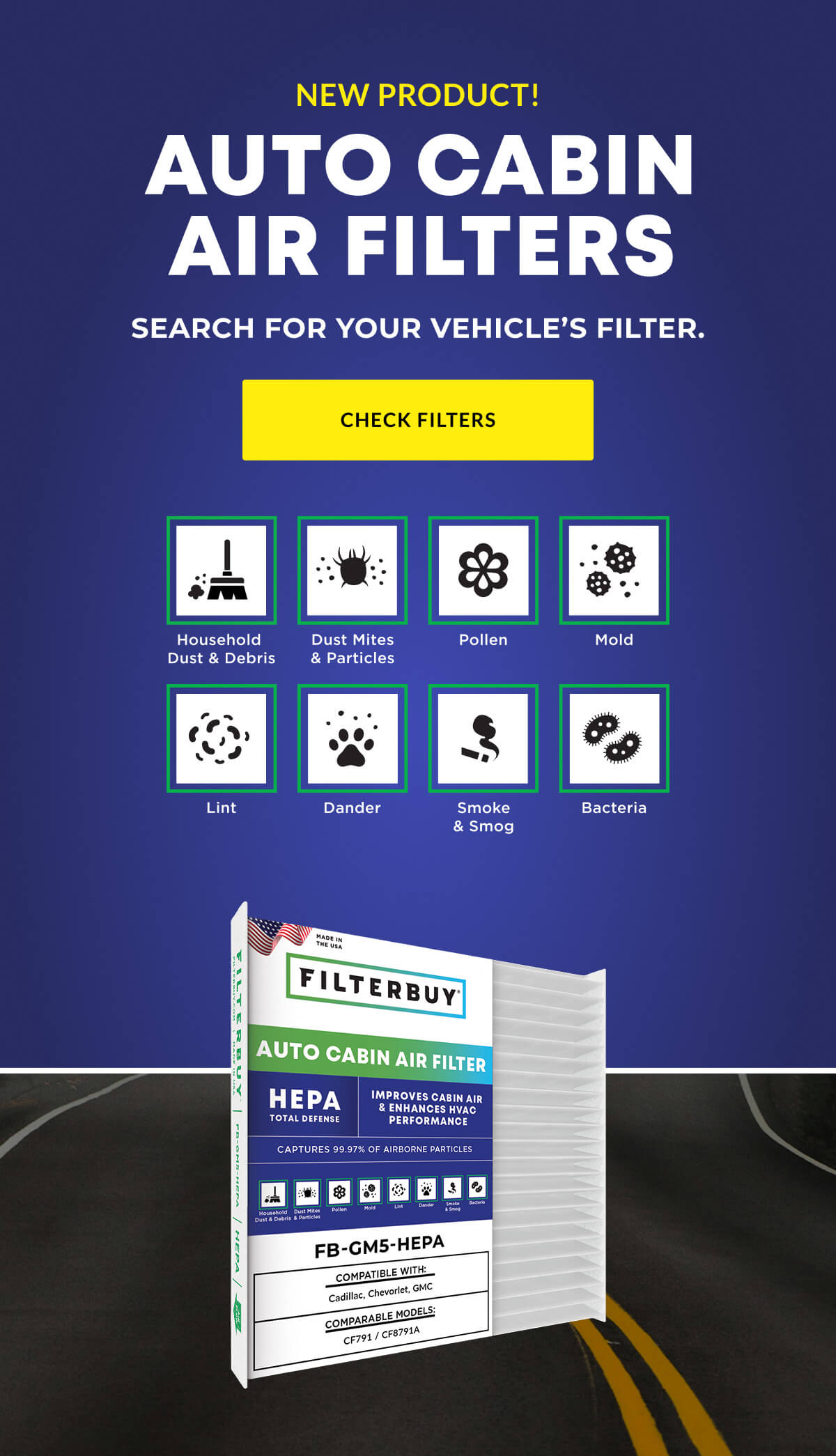 Auto Cabin Air Filters
