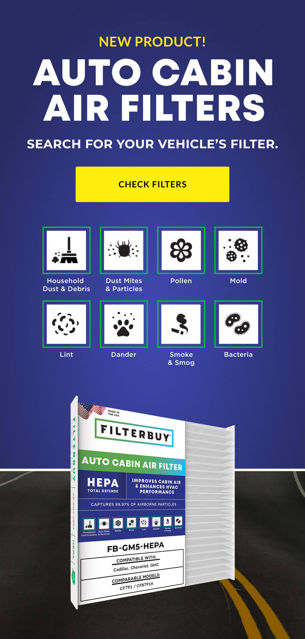 Auto Cabin Air Filters