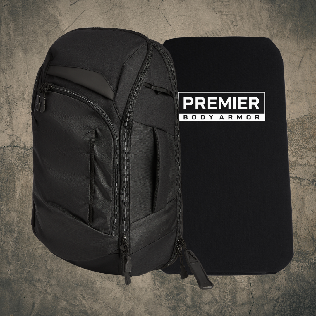 black vertx gamut sling back with armor panel