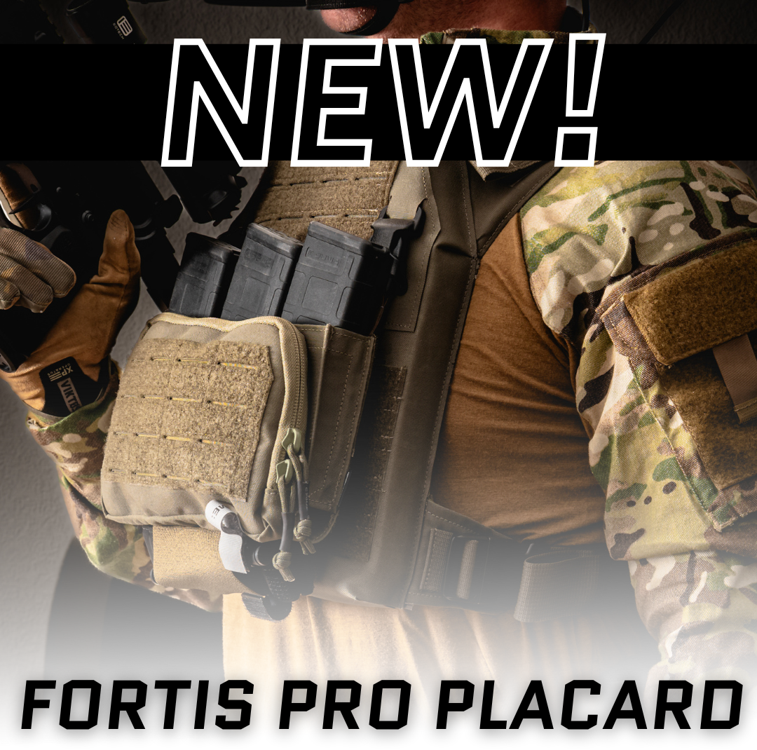 Fortis Pro Placard (556/39) with Kydex mag retention and admin pouch.