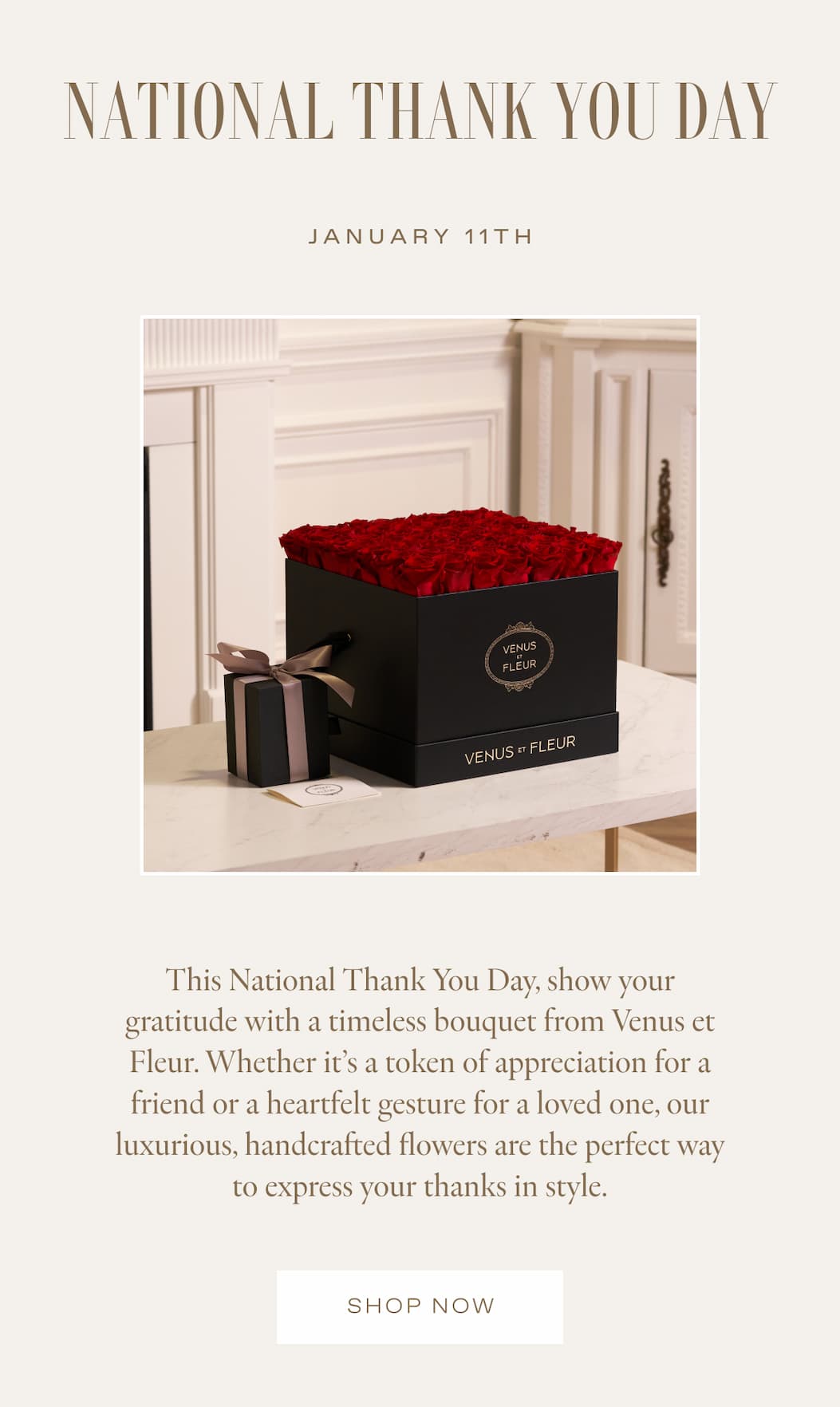 National Thank You Day - JANUARY 11TH