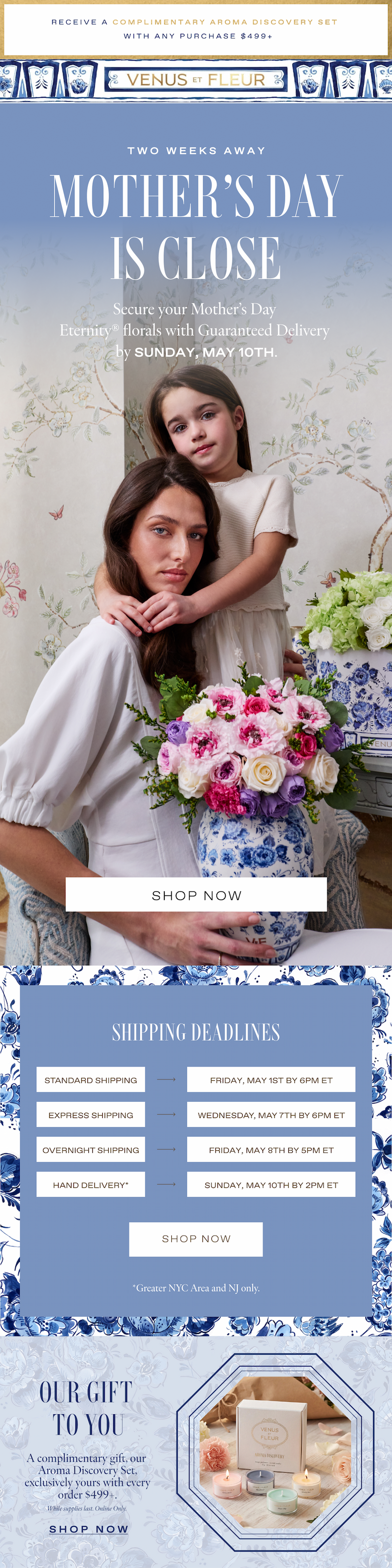 MOTHER'S DAY - MAY 10TH: TWO WEEKS LEFT