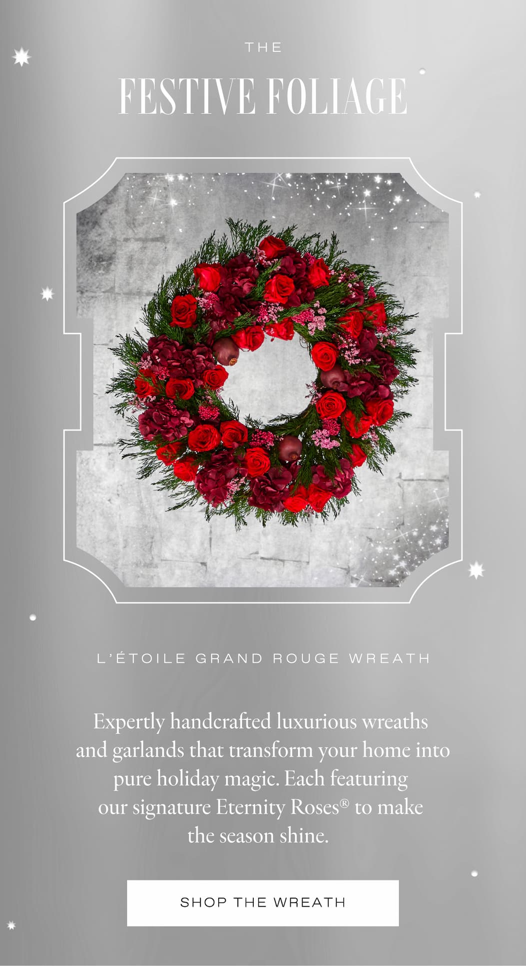 L'Étoile Grand Rouge Wreath