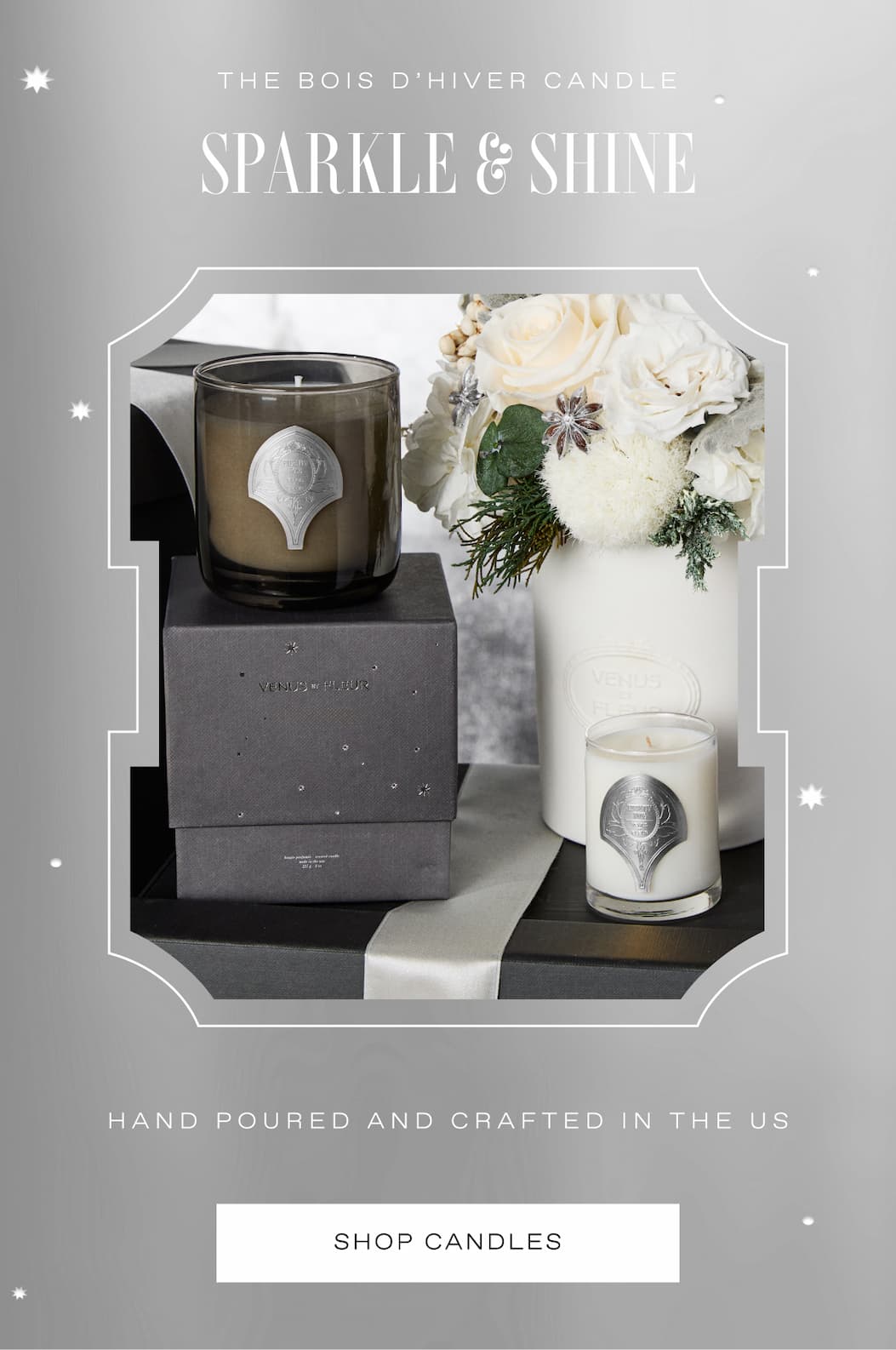 Glass Porcelain Candle