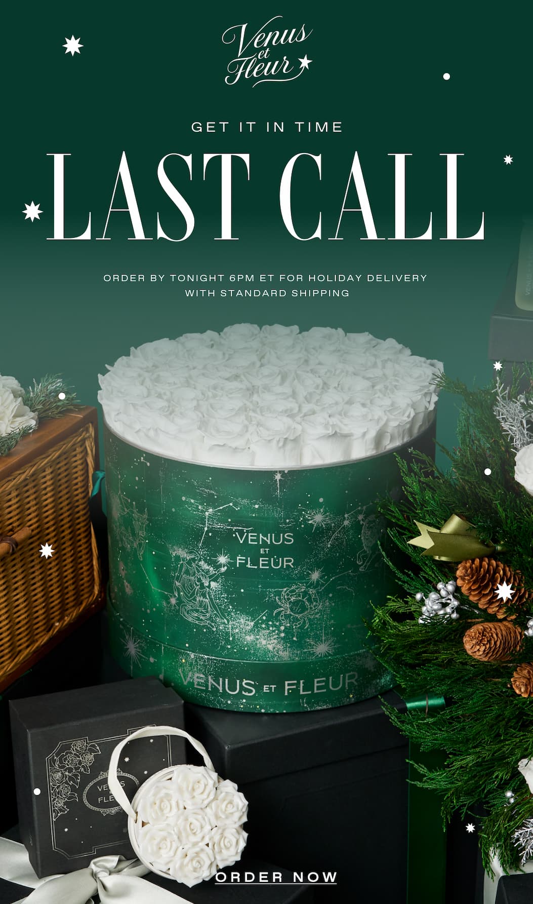 LAST CALL FOR STANDARD SHIPPING