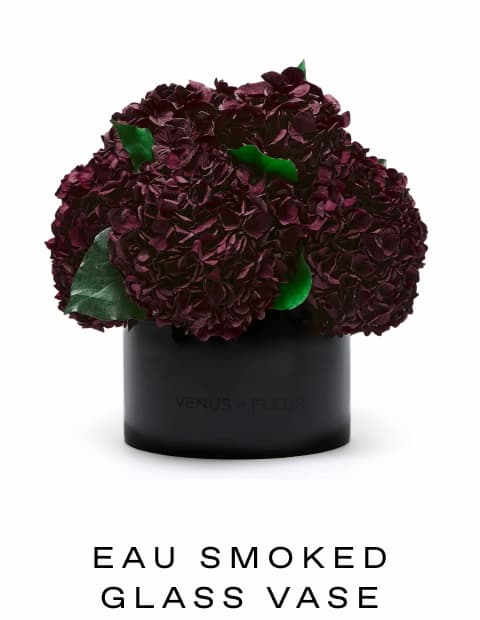 EAU SMOKED GLASS VASE