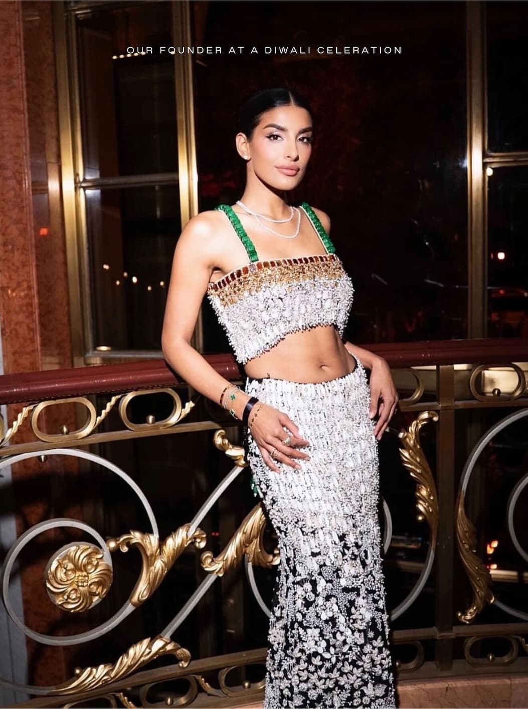 OUR FOUNDER AT A DIWALI CELEBRATION