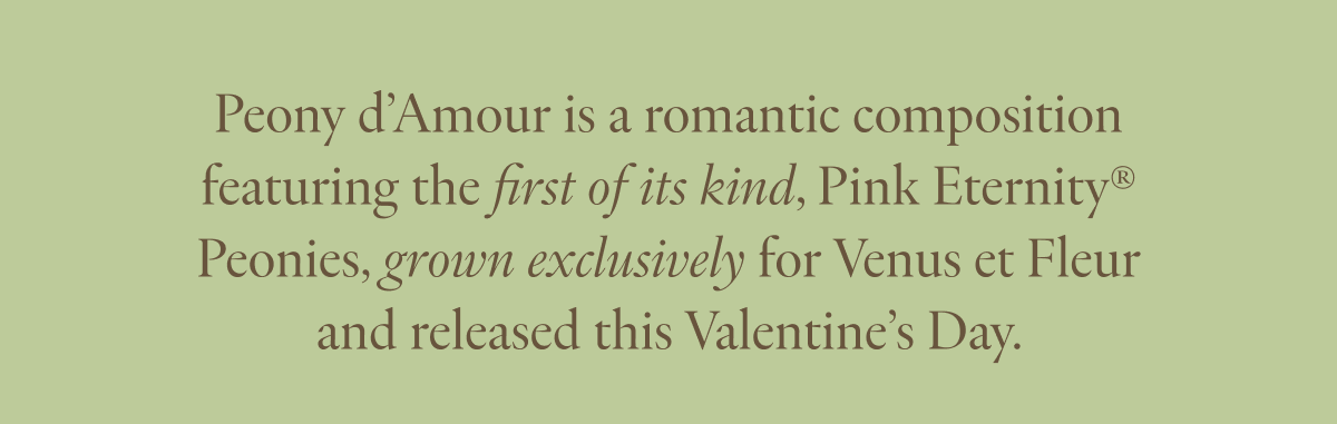PEONY D'AMOUR