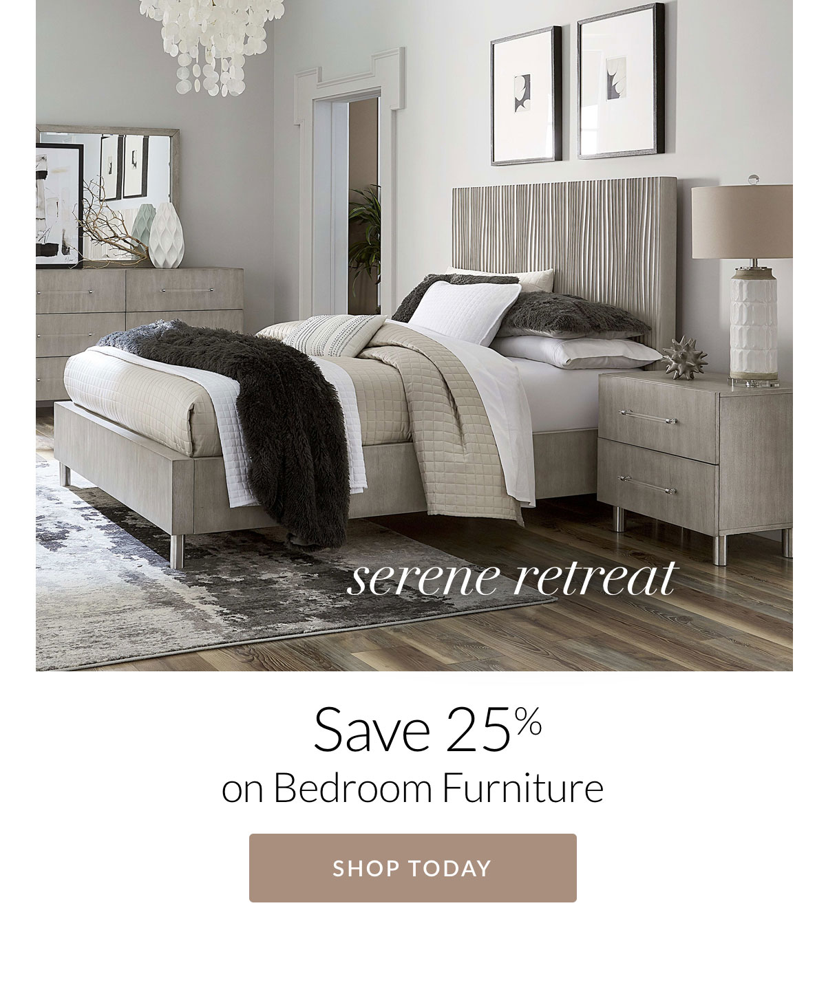 Save up to 25% of Bedroom Furniture