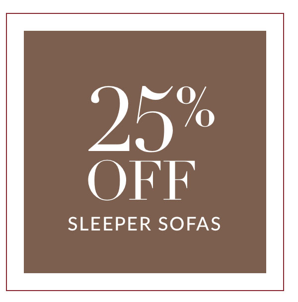 25% off sleeper sofas
