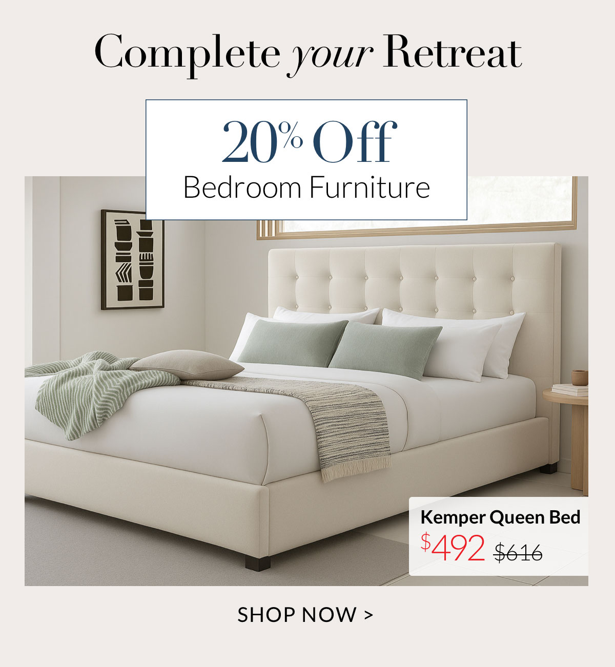 20% off Bedroom Furniture 20% off Bedroom Furniture