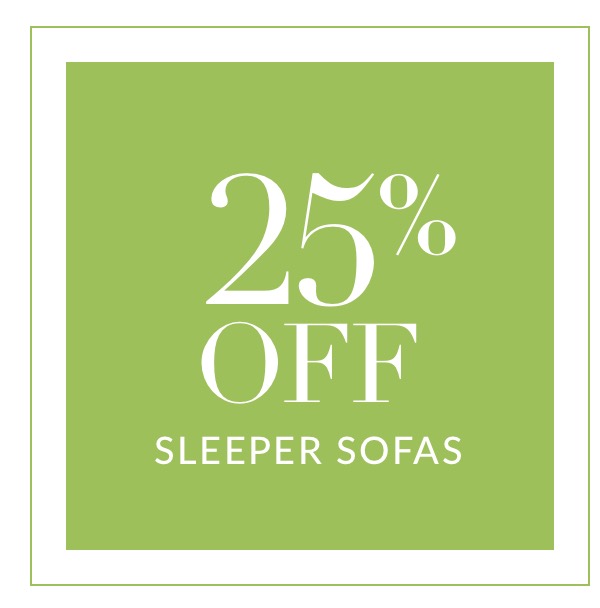 25% off Sleeper Sofas