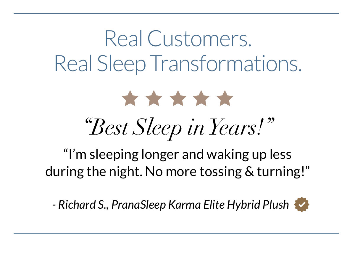 Real Customers. Real Sleep Transformations.