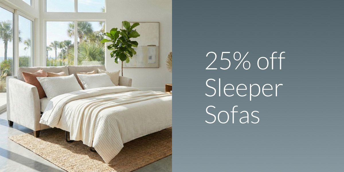 25% off sleeper sofas