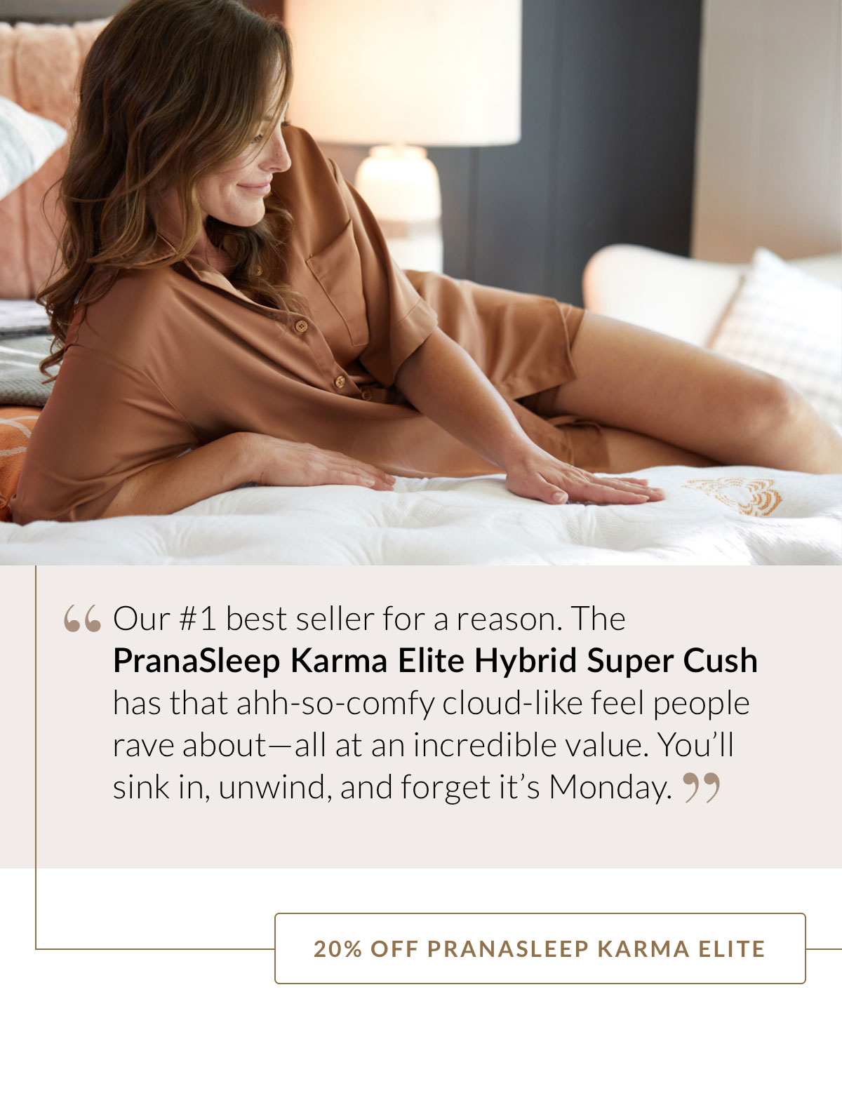 20% off PranaSleep Karma Elite Mattress 20% off PranaSleep Karma Elite Mattress