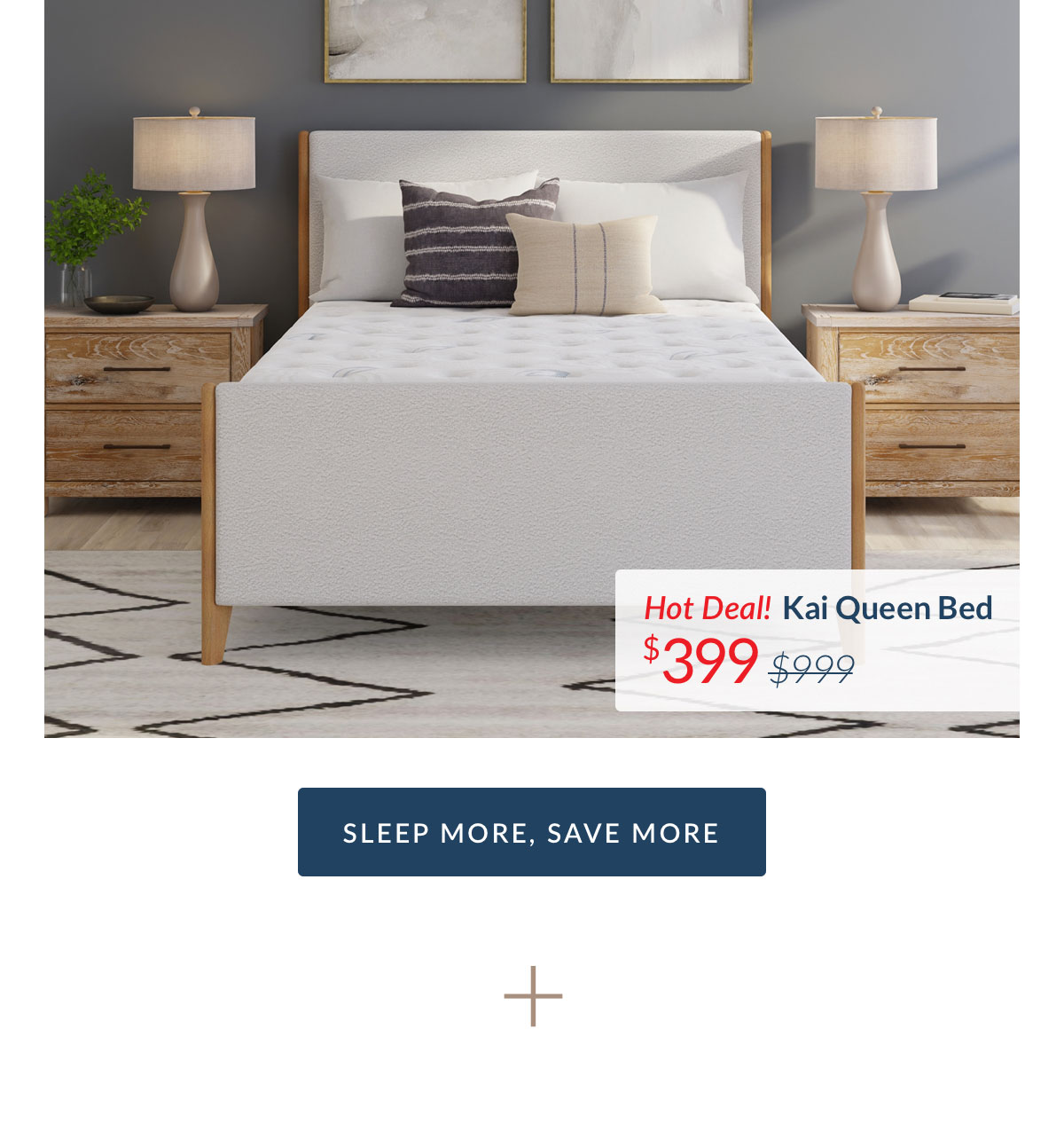 Hot Deal! Kai Queen Bed $399 was $999