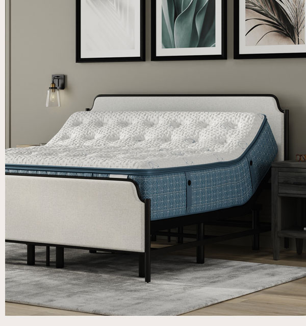 Alyssa Upholstered Metal Bed Alyssa Upholstered Metal Bed