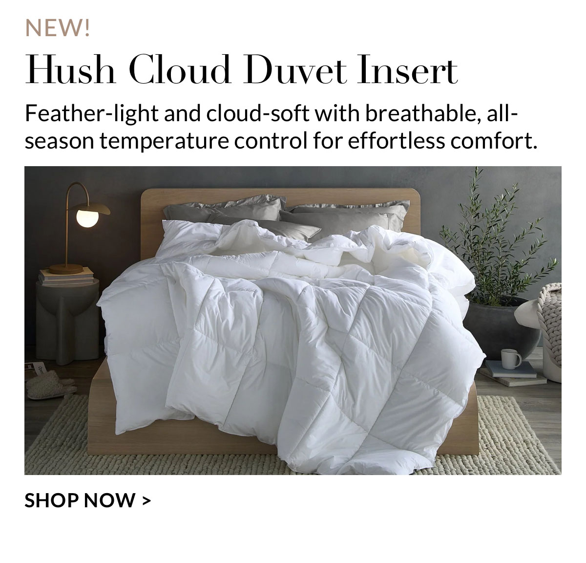 New! Hush Cloud Duvet Insert