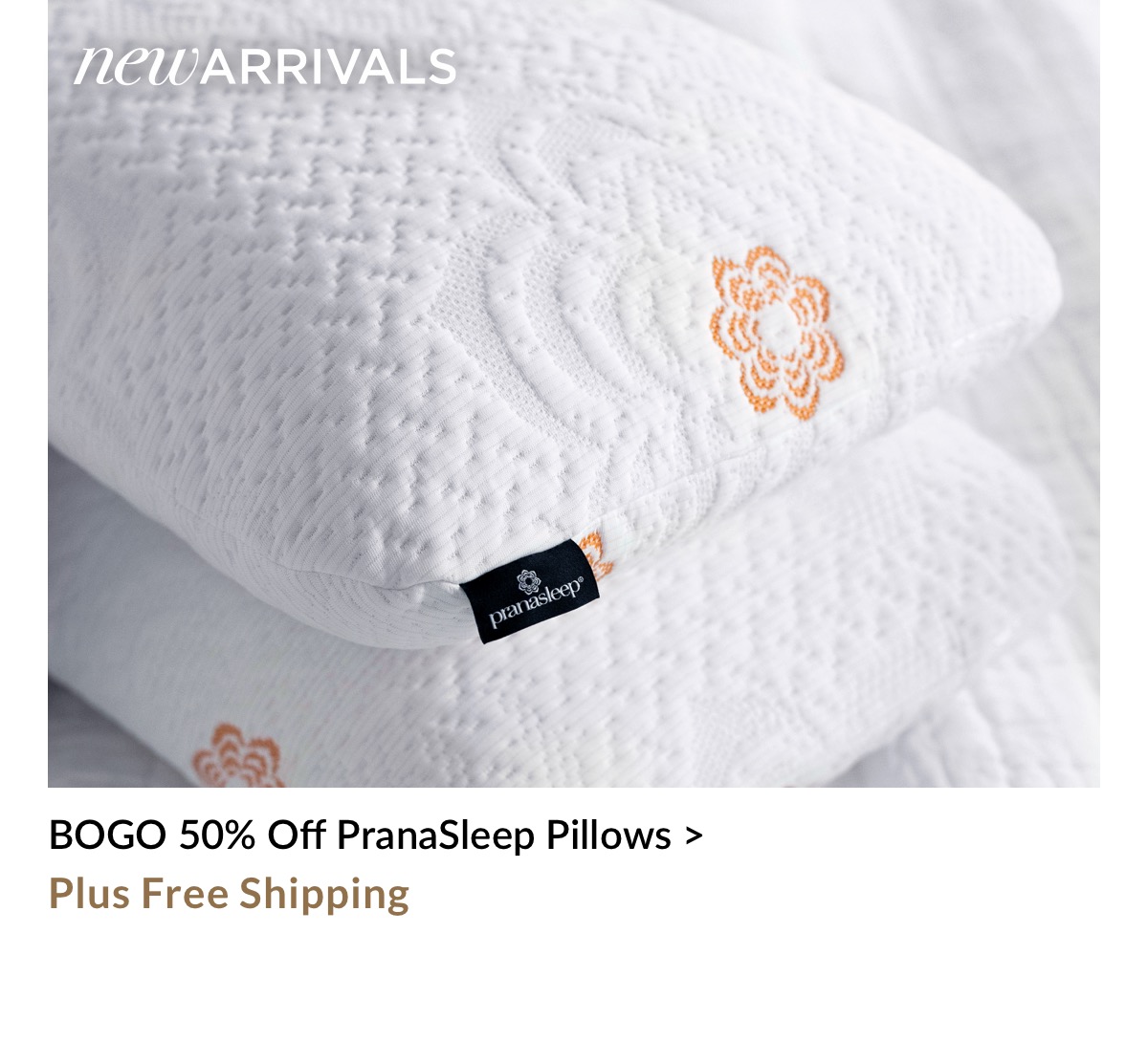 BOGO 50% Off PranaSleep Pillows