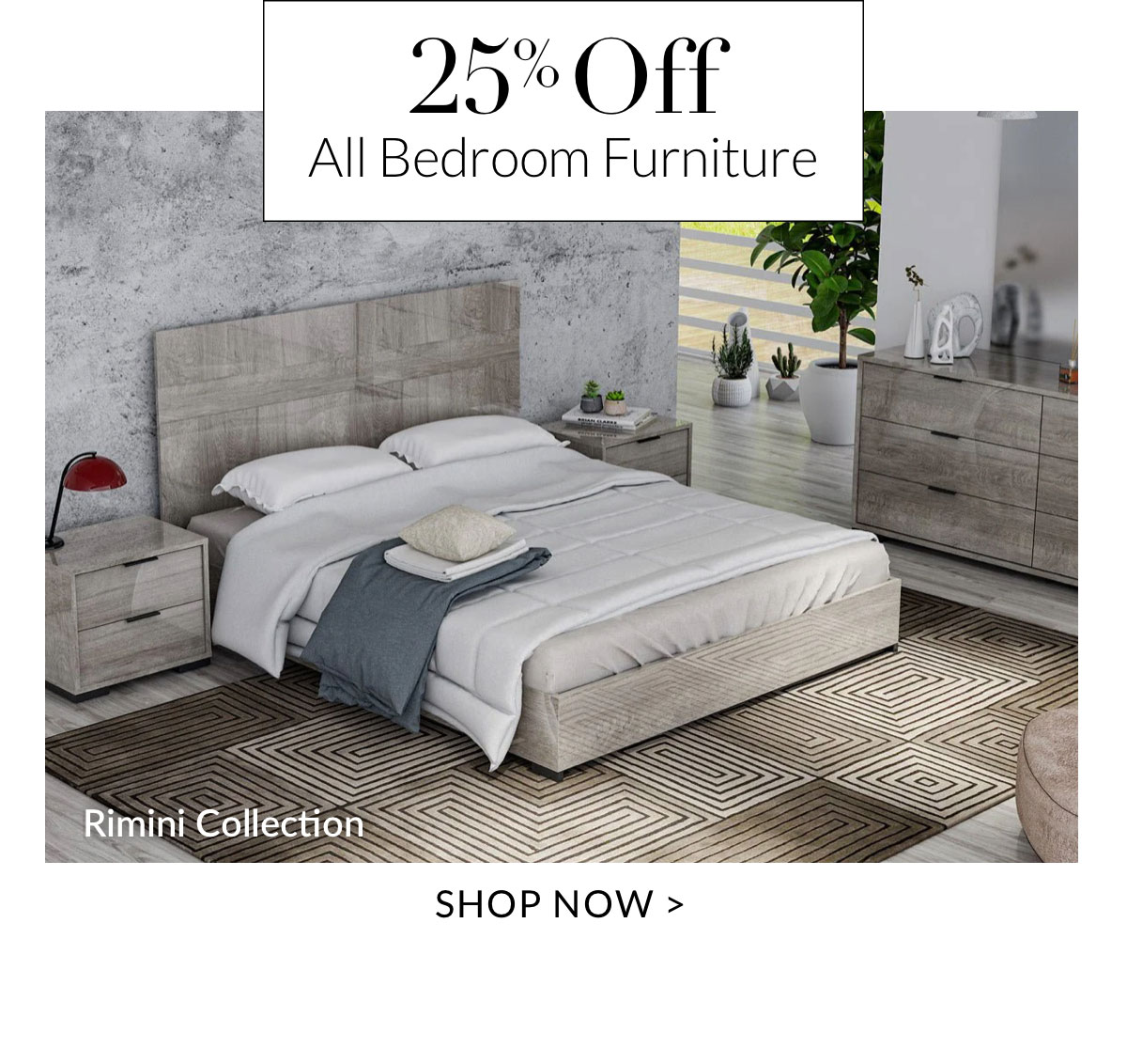 25% off All Bedroom Furniture - Shop Now