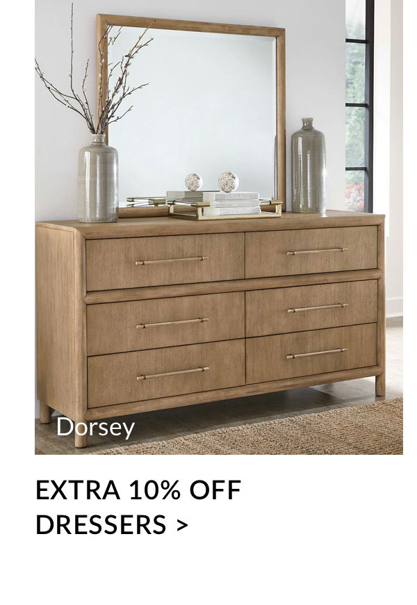 Extra 10% off Dressers 