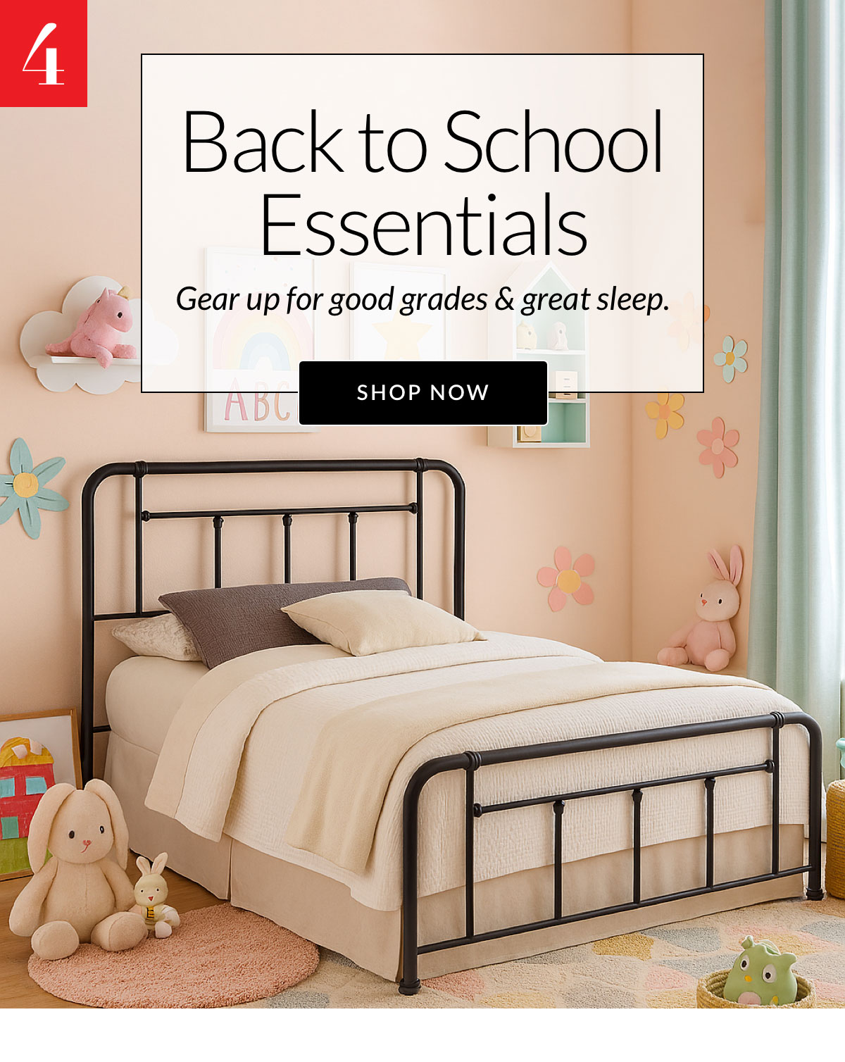 Back to School Essentials. Gear up for good grades & great sleep. Shop Now