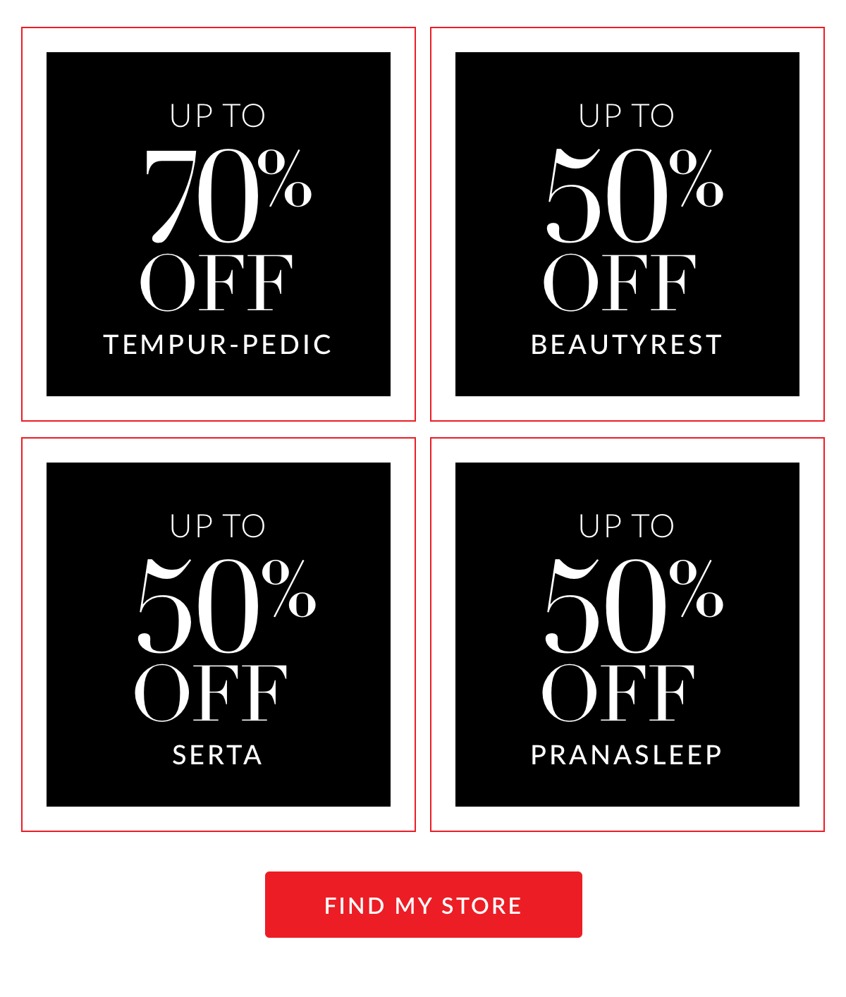 Final chance to save on floor models from your favorite brands