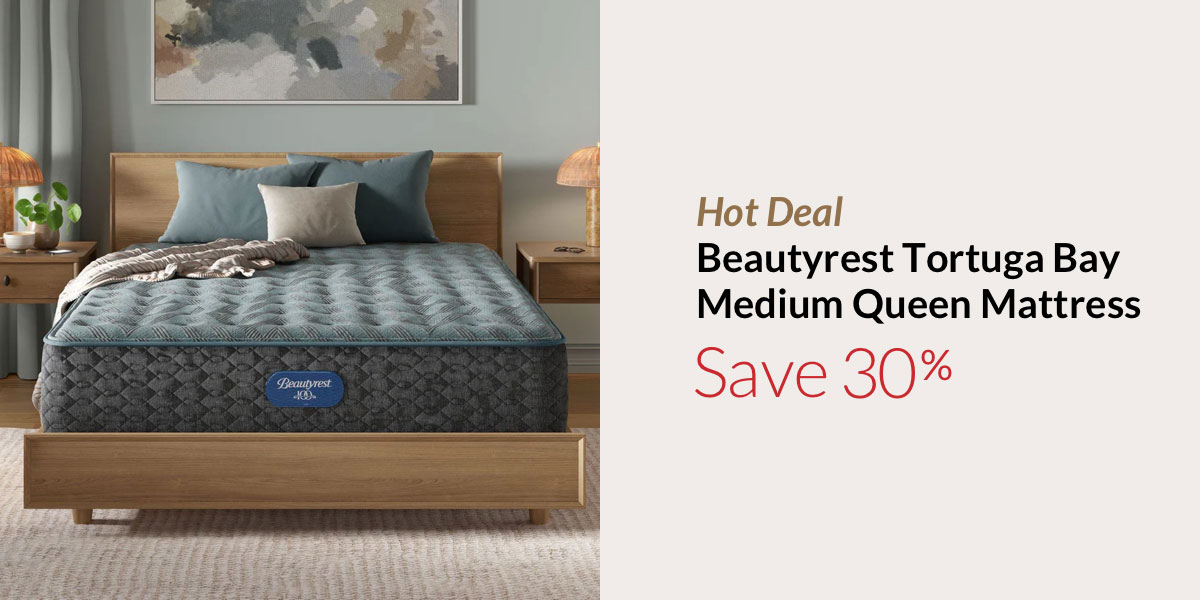 Hot Deal-Save 30% on the Beautyrest Tortuga Bay Medium Queen Mattress