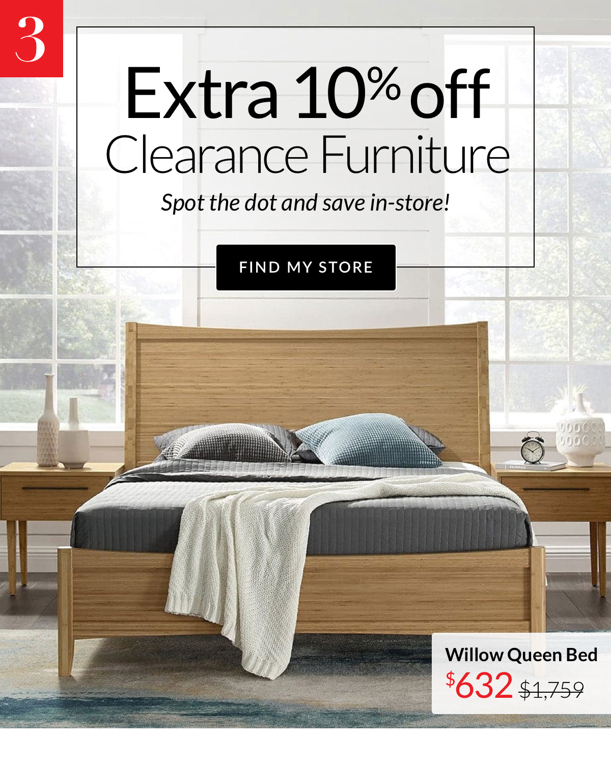 Extra 10% off Clearance Furniture