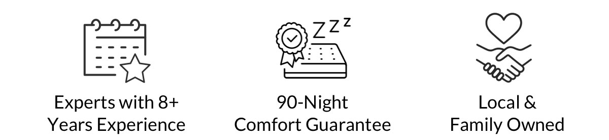 Experts with 8+ Years Experience. 90-Night Comfort Guarantee. Local & Family Owned