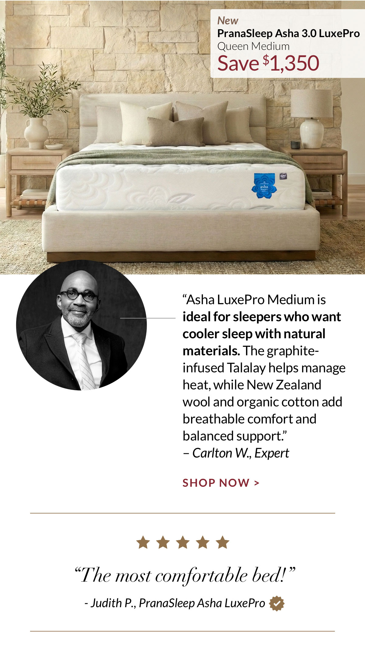 Shop PranaSleep Asha 3.0 LuxePro