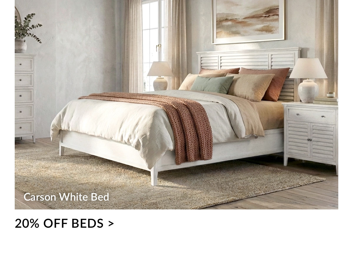20% off Beds