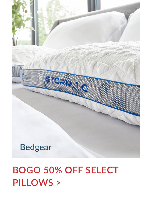 BOGO 50% OFF select Pillows