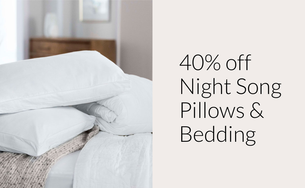 40% off Night Song Pillows & Bedding