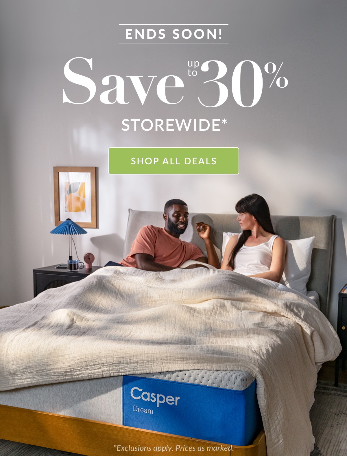 Last chance to save up to 30% off storewide