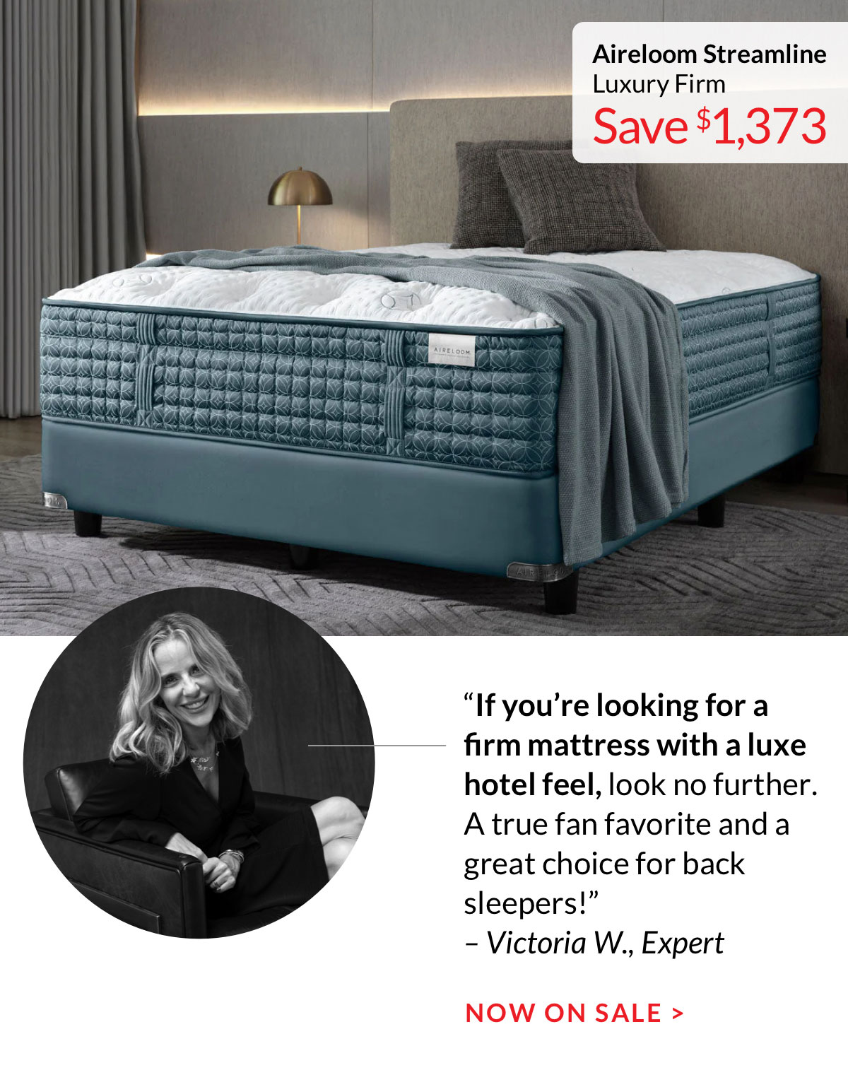Aireloom Streamline Luxury Firm - Save $1,373