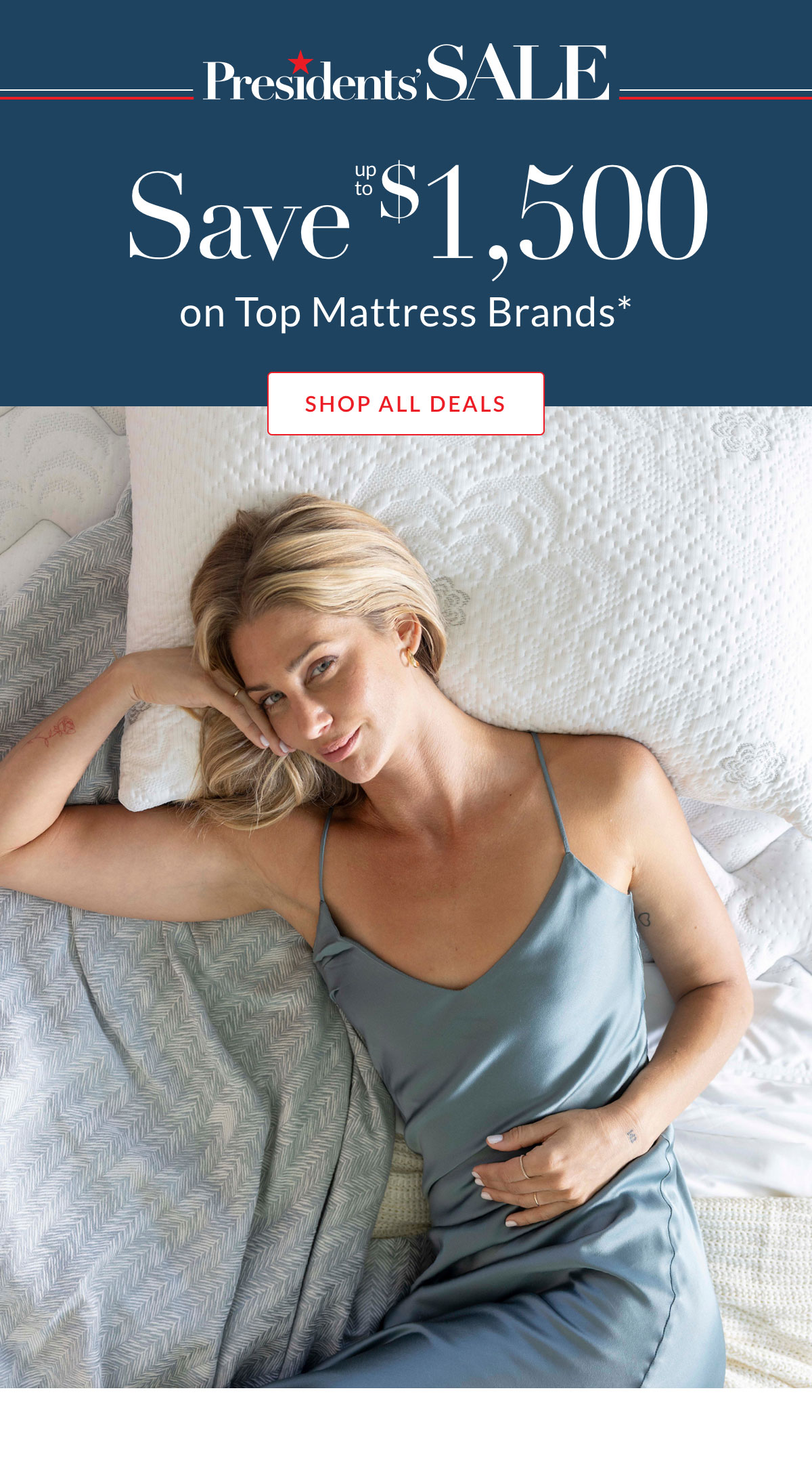 Up to $1,500 Off Mattresses